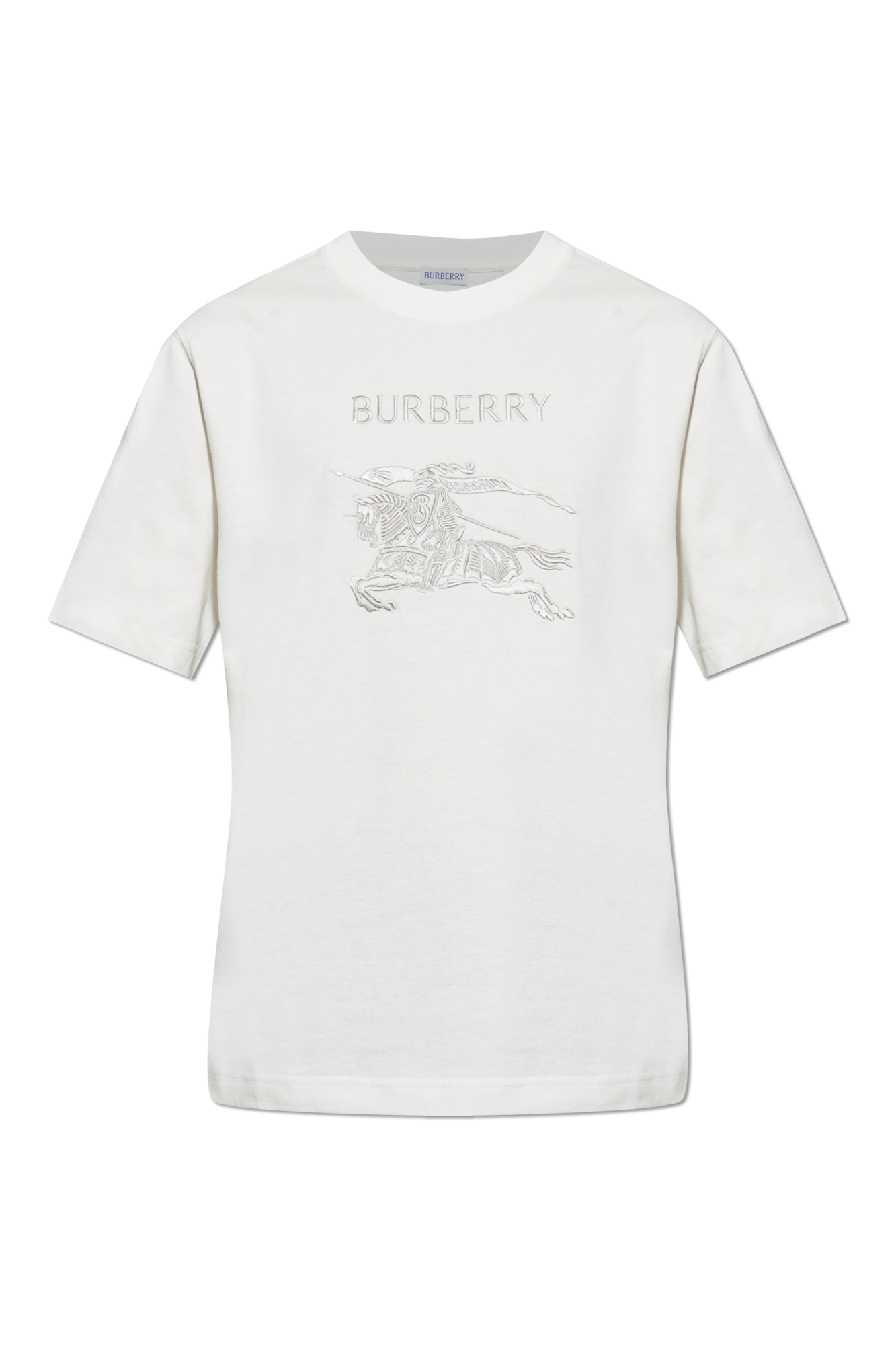Burberry T-shirt with embroidered logo | Men's | Vitkac